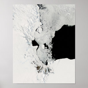 Ross-Meer, die Antarktis Poster