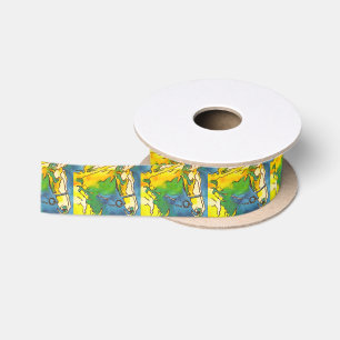 "Ross und Bridle Kontur Art" #ho Satinband