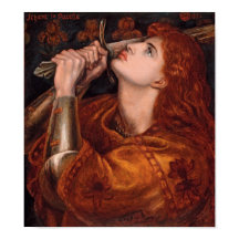 Rossetti Joan d'Arc CC0761 Poster Cardstock