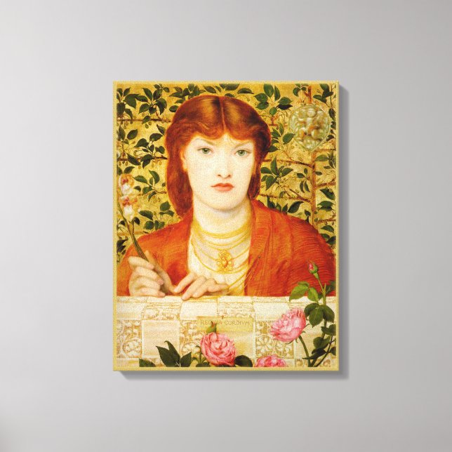 Rossetti Regina Cordium CC0654 Leinwanddruck (Vorderseite)