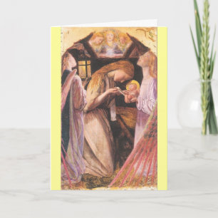 Rossetti Weihnachtsmalerei Feiertagskarte