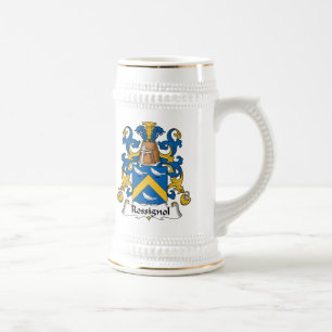 Rossignol Familienwappen Bierglas