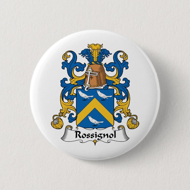 Rossignol Familienwappen Button (Vorderseite)