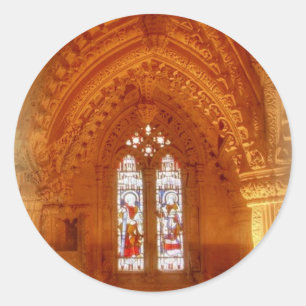 Rosslyn Chapel Räume Runder Aufkleber