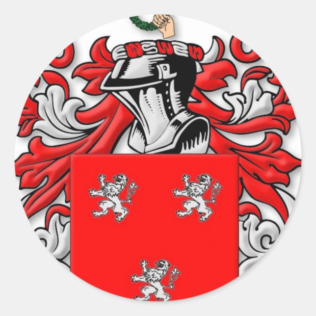 Rossmatte Runder Aufkleber (Vorderseite)