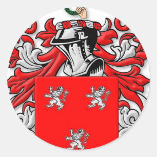 Rossmatte Runder Aufkleber