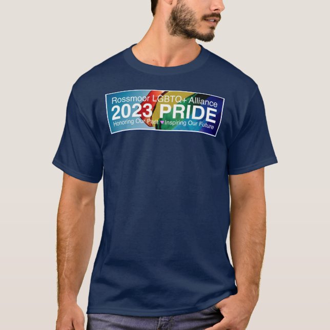 Rossmoor LGBTA Pride 2023 Color Unisex T - Shirt (Vorderseite)