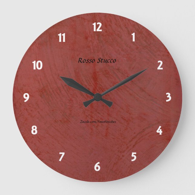 Rosso Stucco Imitate beenden Rund um die Uhr (Vorderseite)