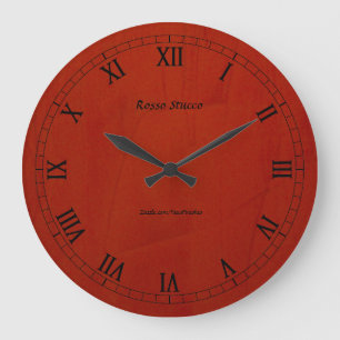 Rosso Stucco Imitate beenden Rund um die Uhr