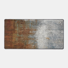 Rost & Graue Textur bedrückte Grunge Urban Brown Schreibtischunterlage