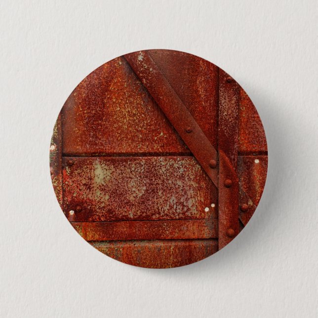 Rost-rote industrielle Niete Button (Vorderseite)