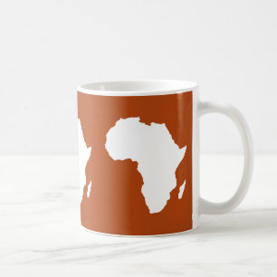 Rost rotes Audacija Afrika Kaffeetasse