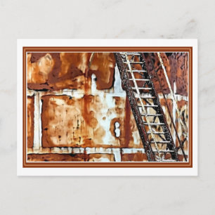 Rost und Treppen Postkarte