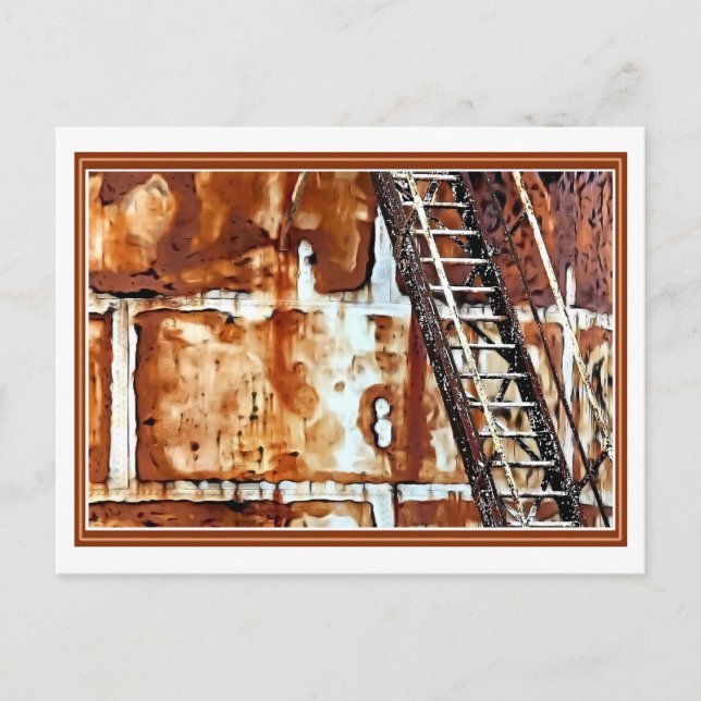 Rost und Treppen Postkarte (Vorderseite)