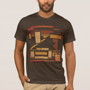 Rost verbranntes Orange Braun Südwest Kunst-inspir T-Shirt