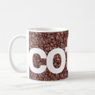 Röste Kaffeebohnen - Tasse