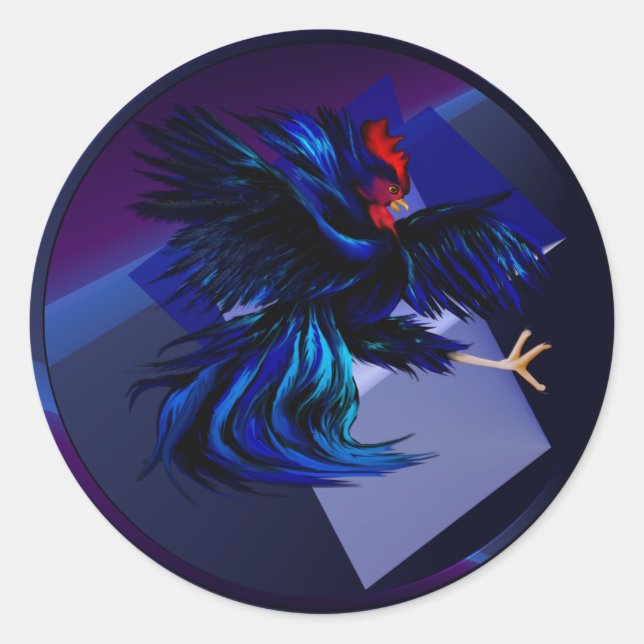 Roster-Aufkleber Runder Aufkleber (Vorderseite)