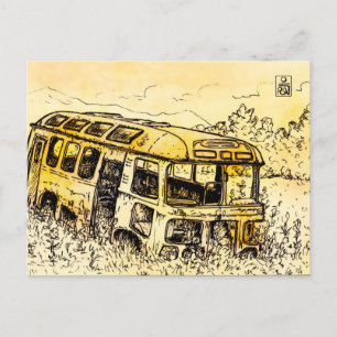 Roster Bus v.2 Postkarte