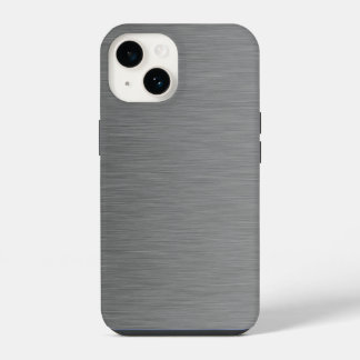 Rostfrei gestopftes Metall-Look iPhone 14 Hülle