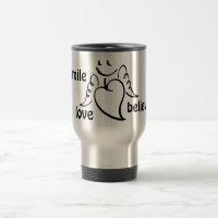rostfreie Reisekaffee-Tasse mit Engels-Liebe