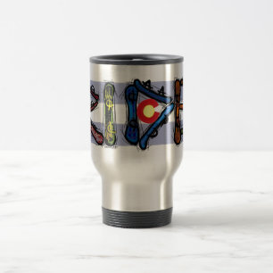Rostfreie Tasse Fahrcoloradosnowboard