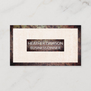 rostfreier Metallrahmen   Grunge Textured Backgrou Visitenkarte