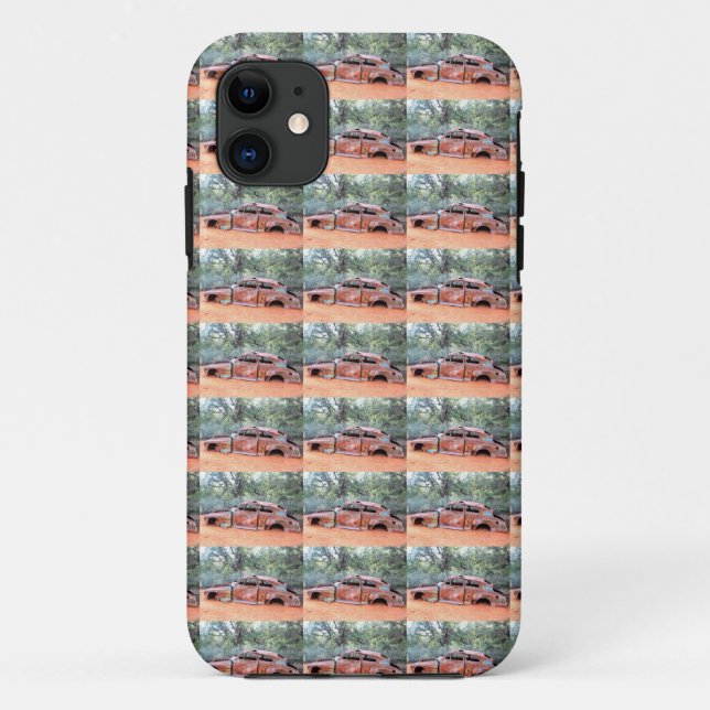 rostfreier Wagen Case-Mate iPhone Hülle (Rückseite)