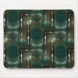 Rostgrüne Blüte, gekennzeichnet durch verschließba Mousepad
