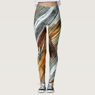 Rostholzplatten Leggings