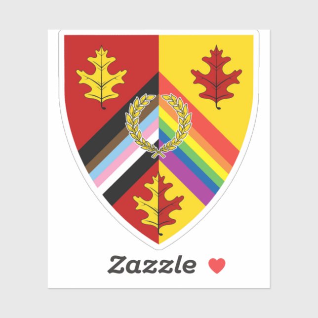 Rostholzsticker Aufkleber (Blatt)