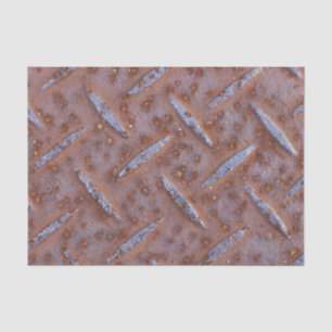 Rostige alte Metallbeschaffenheit Seidenpapier
