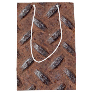 rostige Diamantplattierung Mittlere Geschenktüte