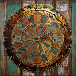 Rostige Steampunk-Dartscheibe Dartscheibe