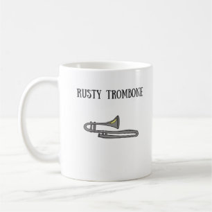 Rostige Trombone-Tasse Kaffeetasse