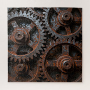Rostiger Industriemechanismus