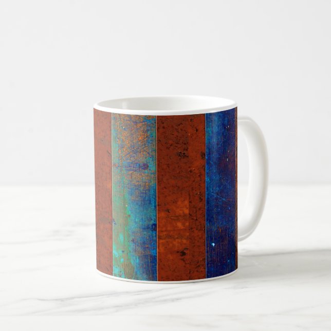Rostiger Metall-Stil Becher Kaffeetasse (VorderseiteRechts)