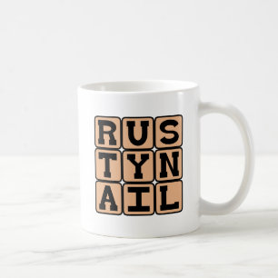 Rostiger Nagel, Cocktail Kaffeetasse