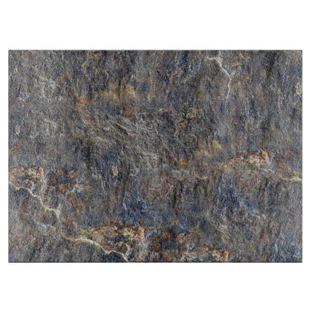 ROSTIGER STEIN SCHNEIDEBRETT (Vorderseite)