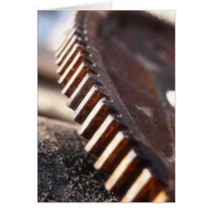 Rostiges altes Zahn-Rad