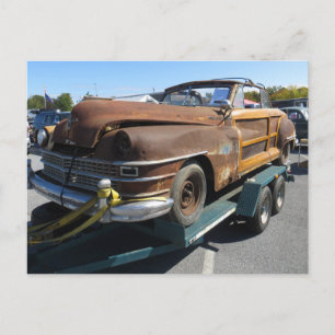 Rostiges Auto Postkarte