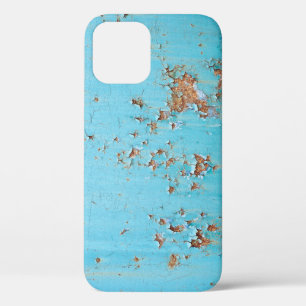 Rostiges blaues Metall: Texturierte Wand. Case-Mate iPhone Hülle