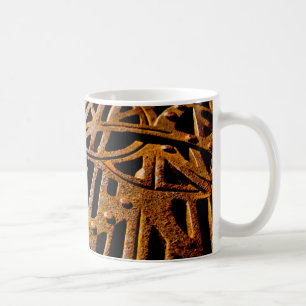 Rostiges Gitter Kaffeetasse
