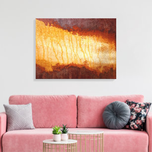 Rostiges korrodiertes Metall Abstract Design Leinwanddruck