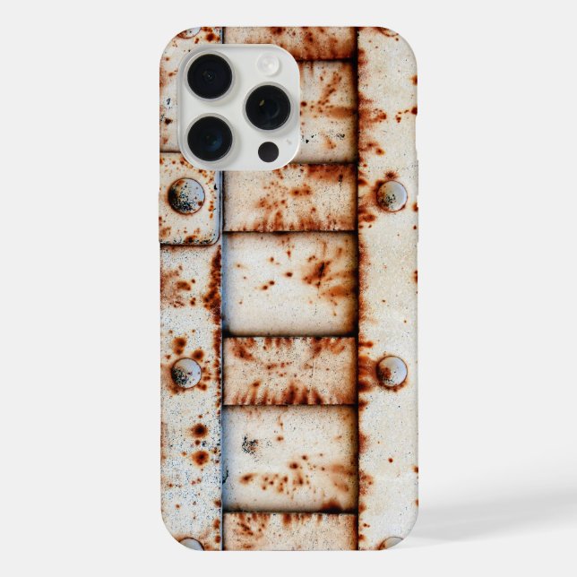 Rostiges Metall iPhone 15 Pro Max Hülle (Rückseite)