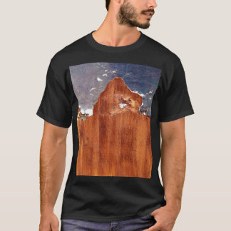 Rostiges Metall: Vintage-Eisenstruktur. T-Shirt