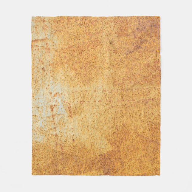 rostiges Muster und Background abstrakt, altert, k Fleecedecke (Vorderseite)