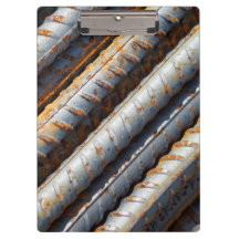 Rostiges Rebar-Klemmbrett