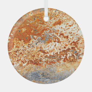 Rostiges Zink: Grunge-Textur-Hintergrund. Ornament Aus Glas
