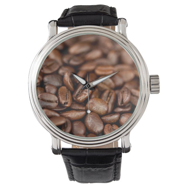 Röstkaffee Armbanduhr (Vorderseite)