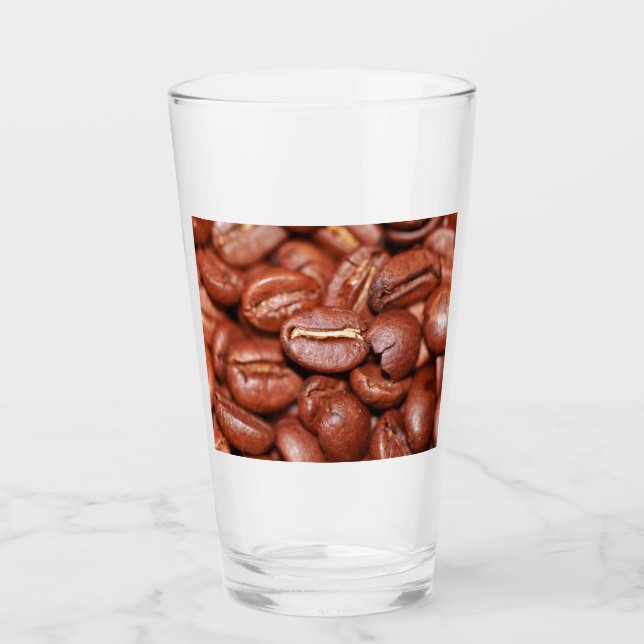 Röstkaffee Glas (Vorderseite)
